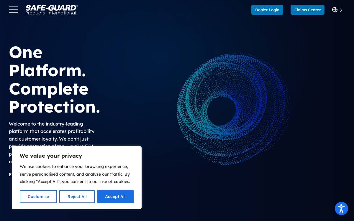 Safe Guard Products International website preview