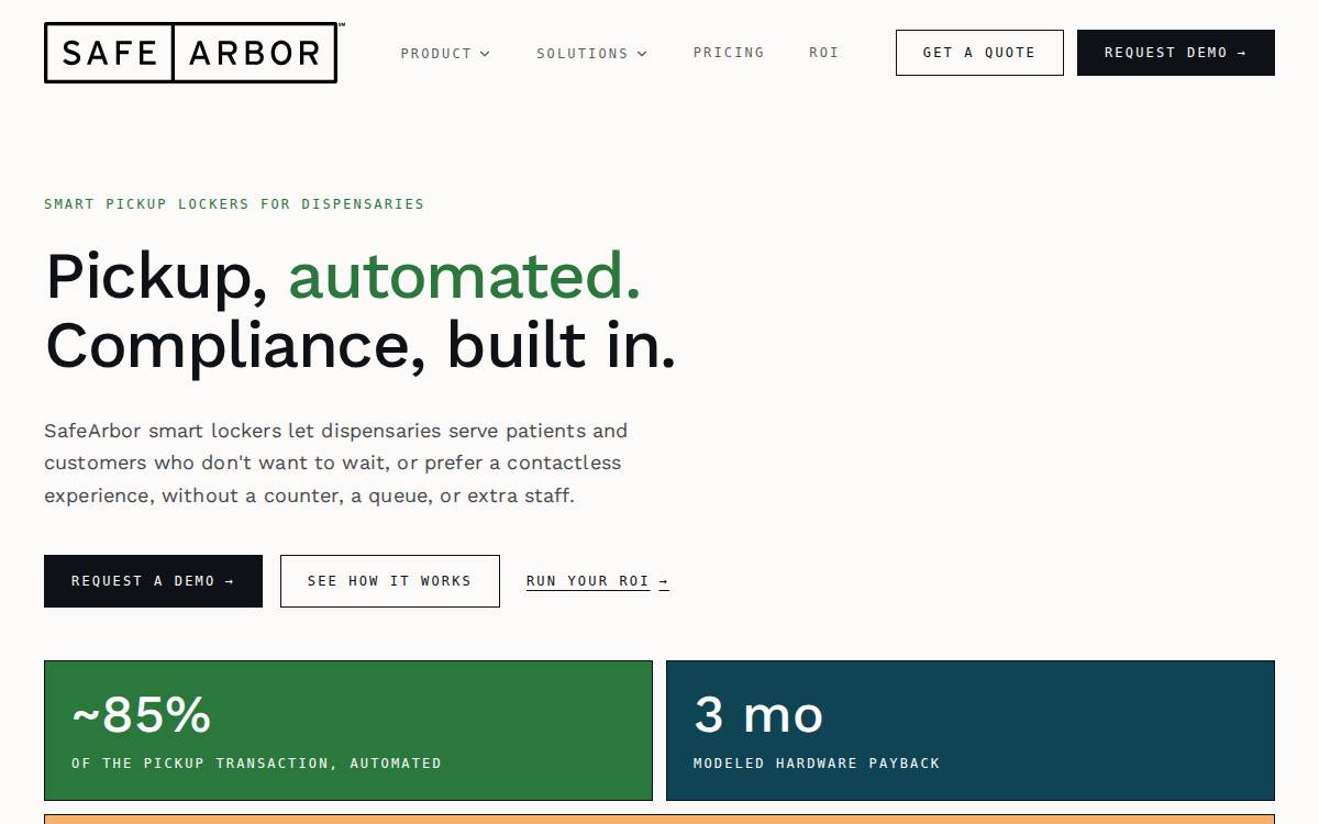 Safearbor website preview