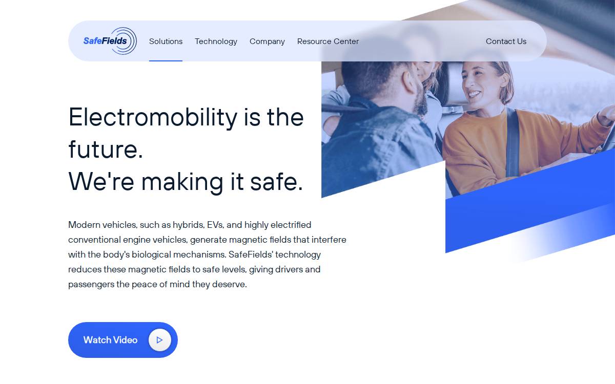 Safefields Tech website preview