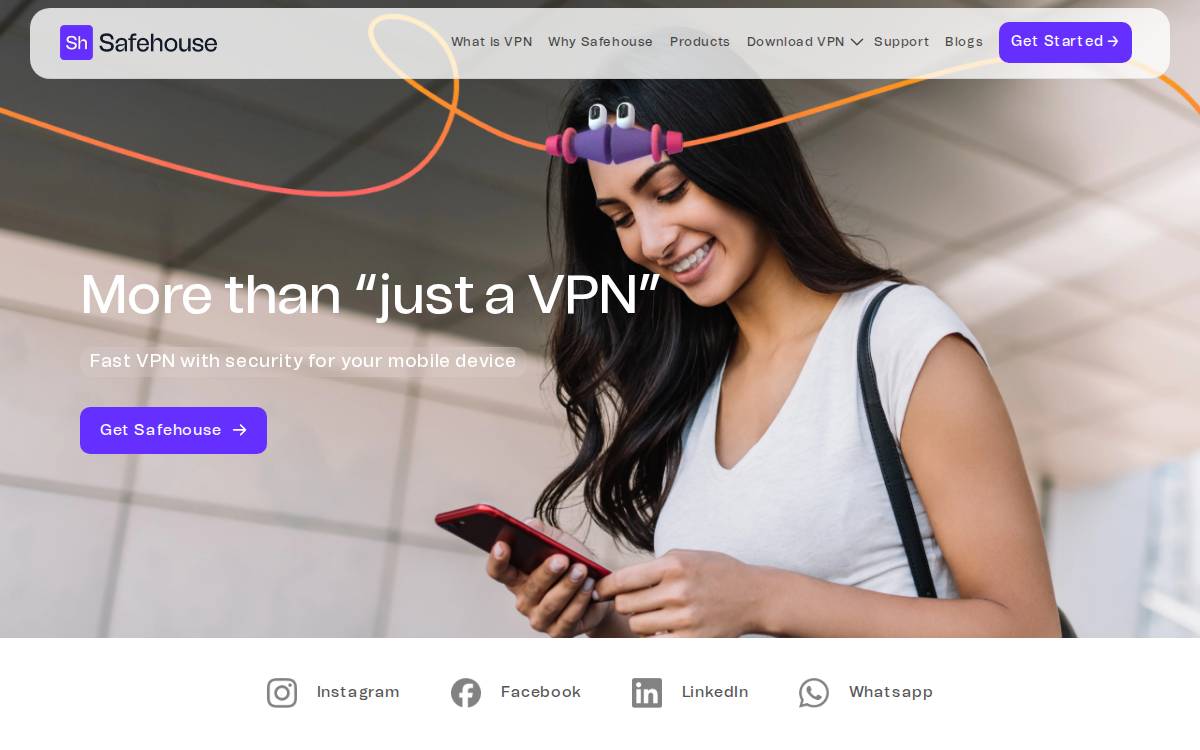 SafeHouse Technologies website preview