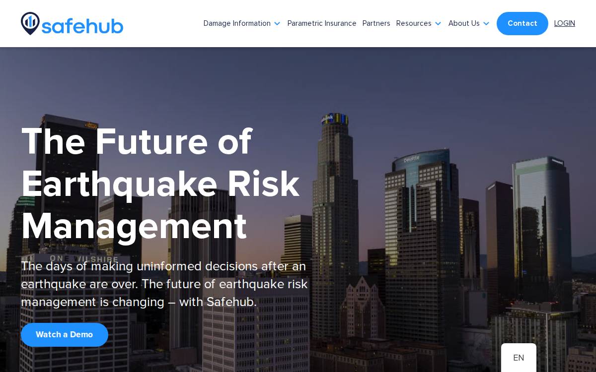 Safehub website preview