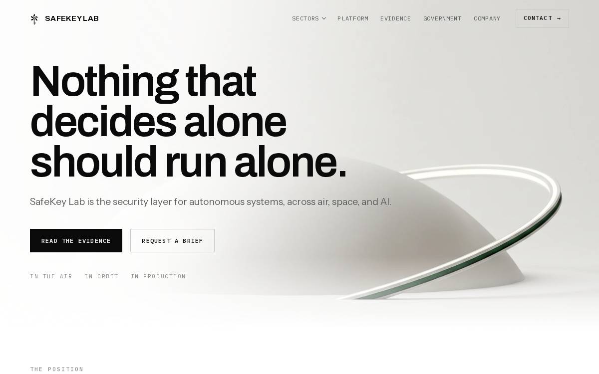 SafeKey Lab website preview