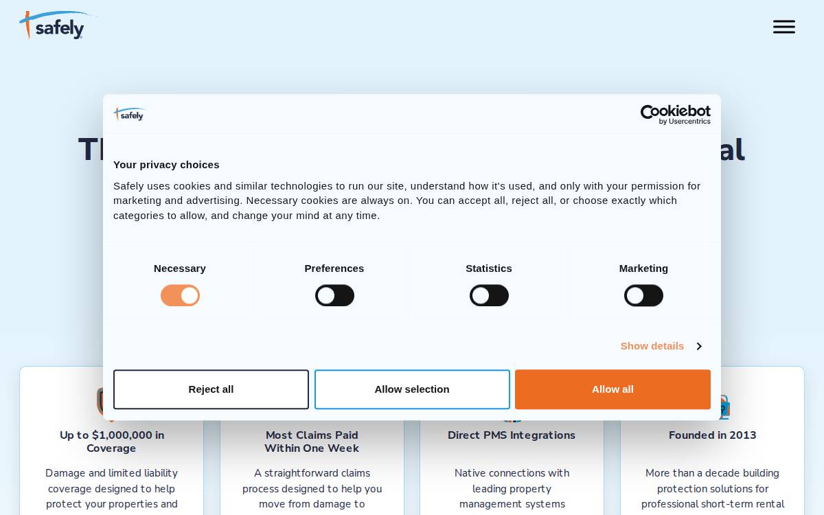 Safely website preview