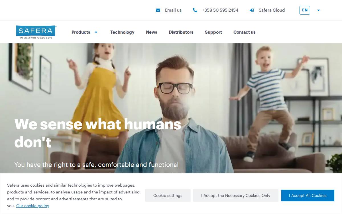 Safera website preview
