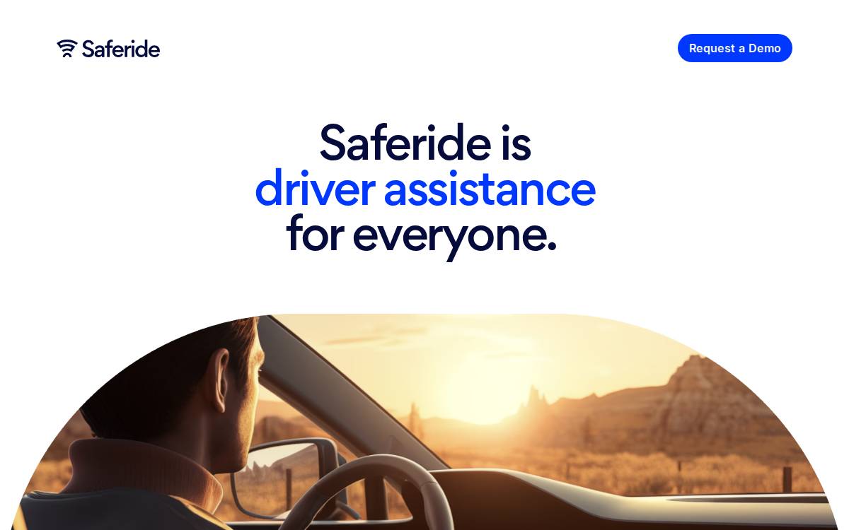 Saferide website preview