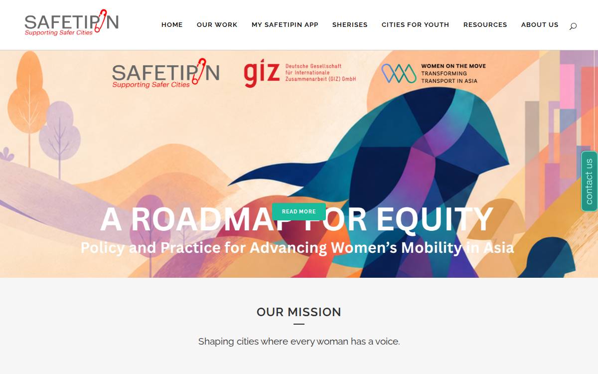 Safetipin website preview