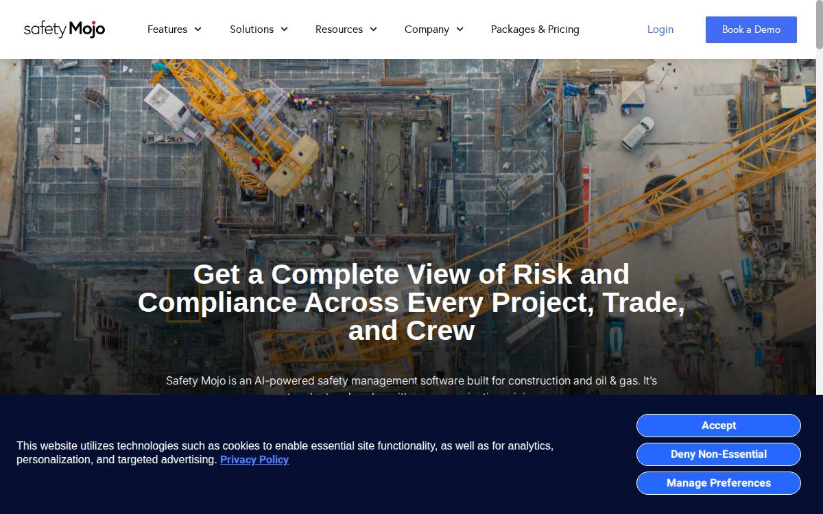 Safety Mojo website preview