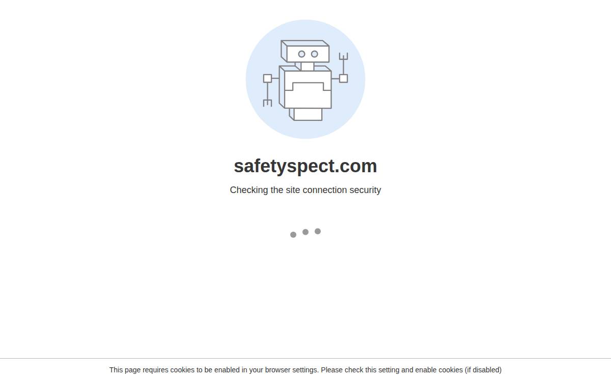 Safetyspect website preview