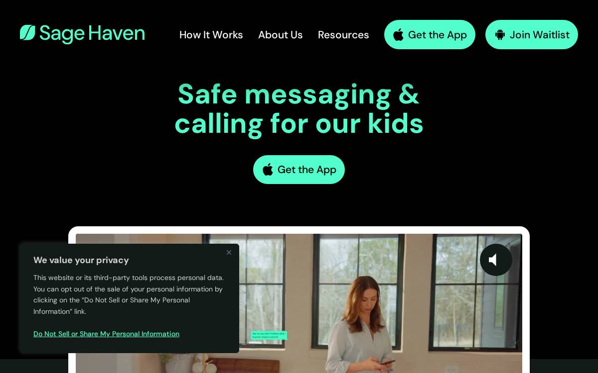 Sage Haven website preview