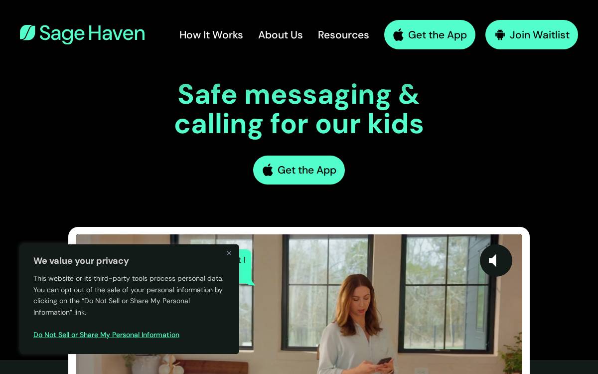 Sagehaven website preview