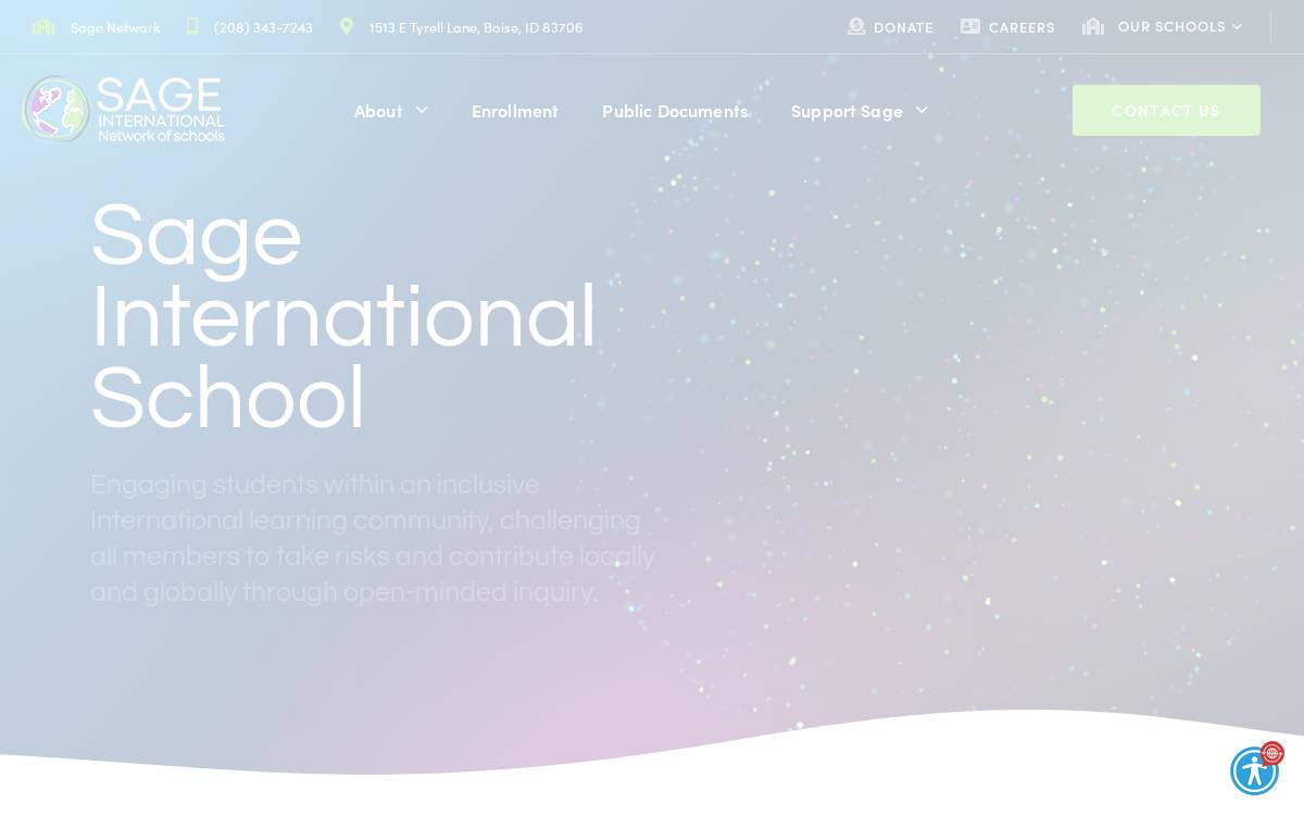 Sageintl website preview