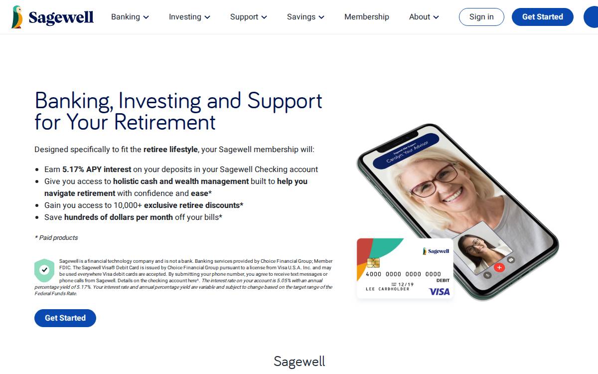 Sagewell Financial website preview