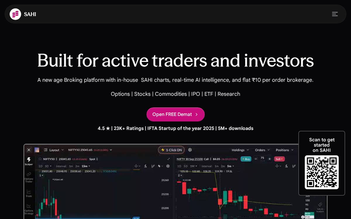 Sahi website preview