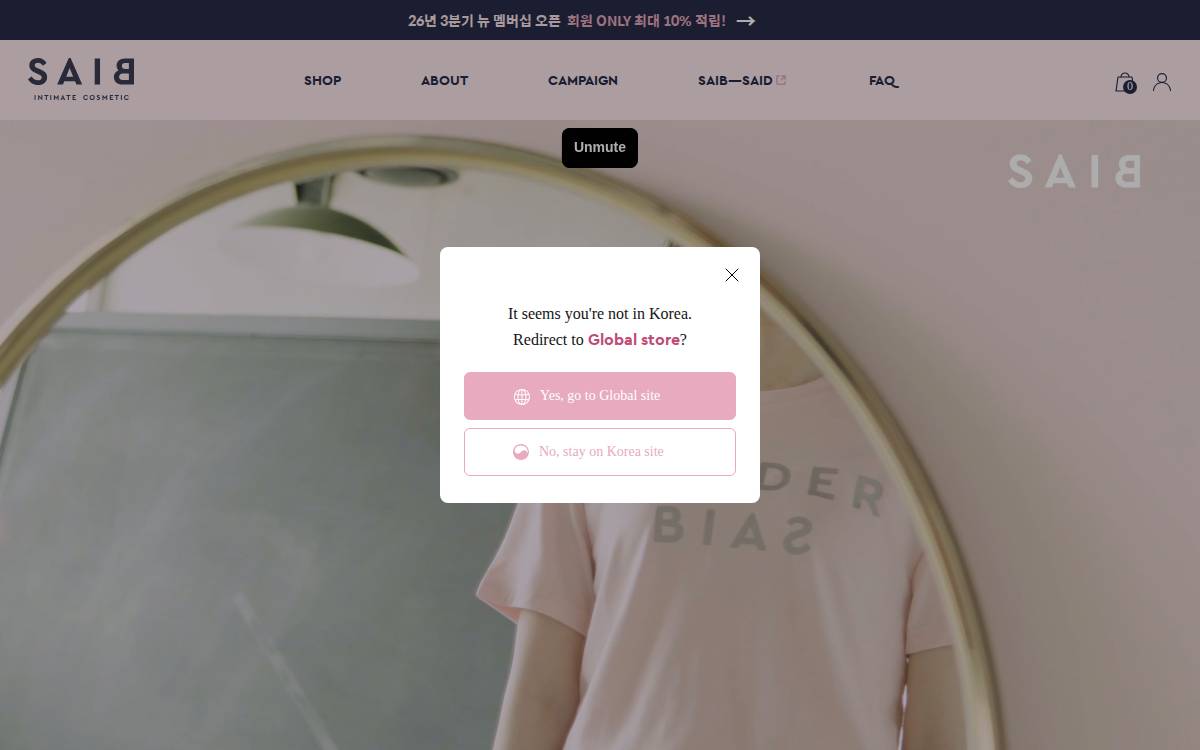 SAIB website preview
