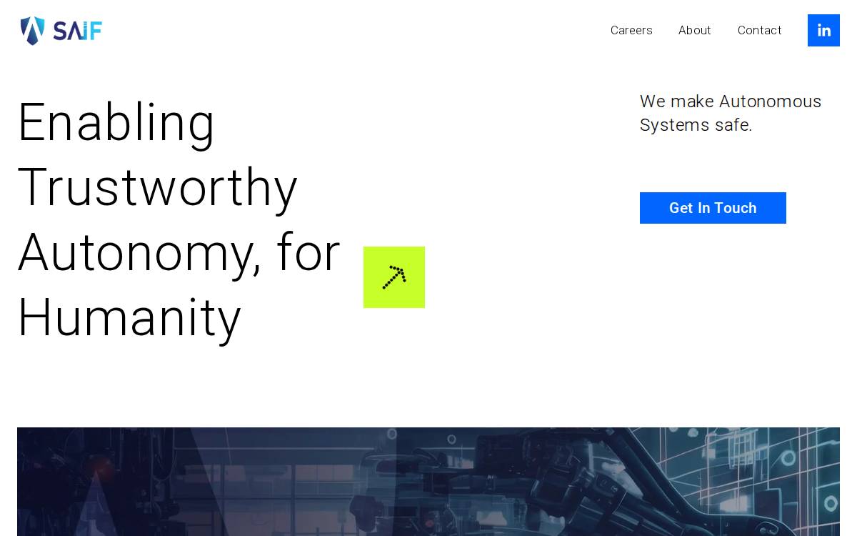 Saifautonomy website preview