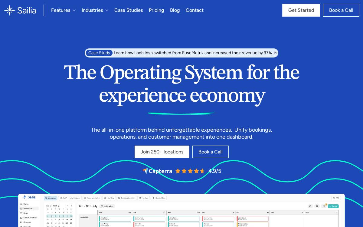 Sailia website preview