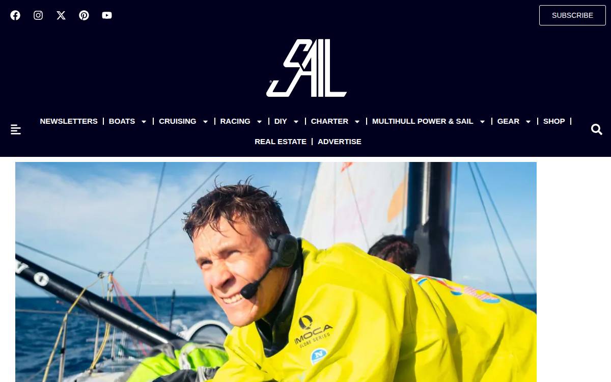 Sailmagazine website preview