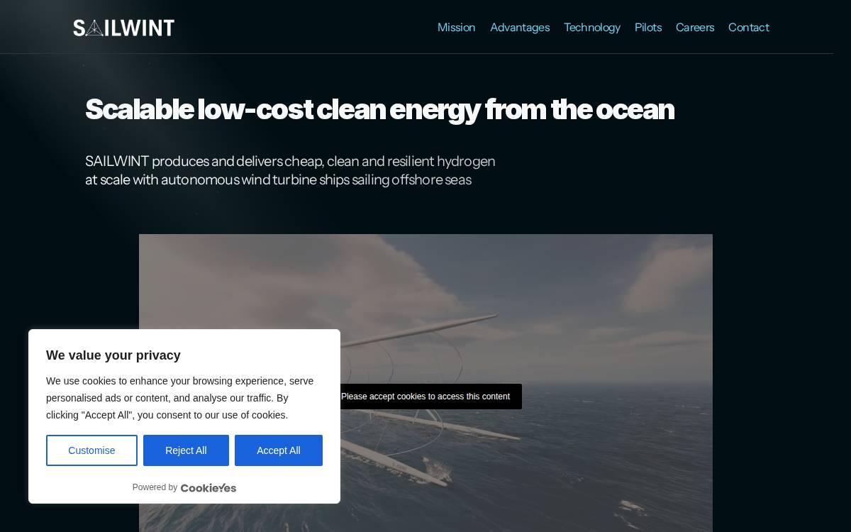 SAILWINT website preview