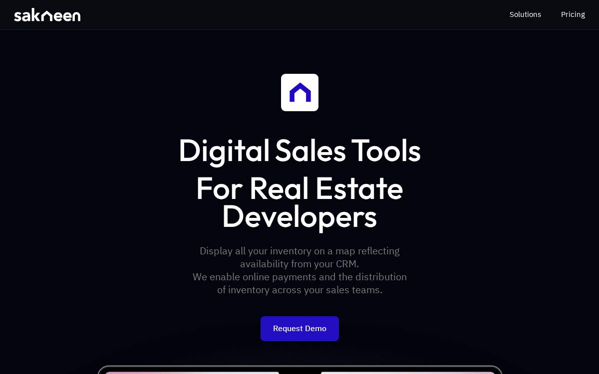 Sakneen website preview