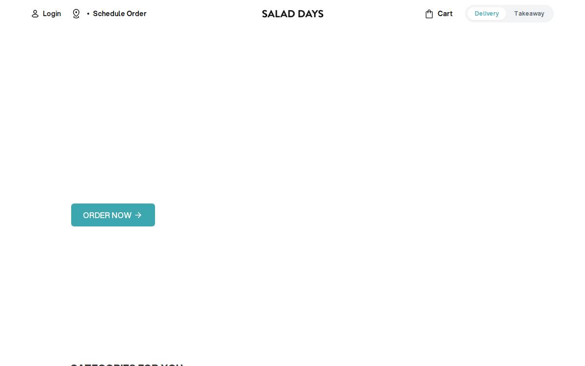 SALAD DAYS website preview