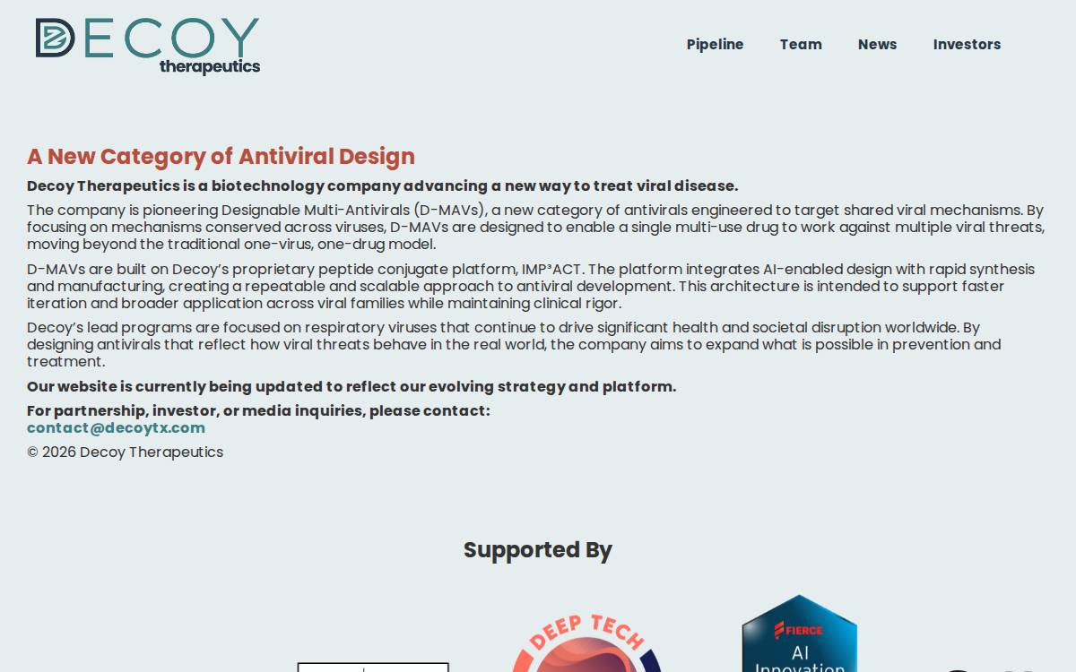 Salarius Pharmaceuticals website preview