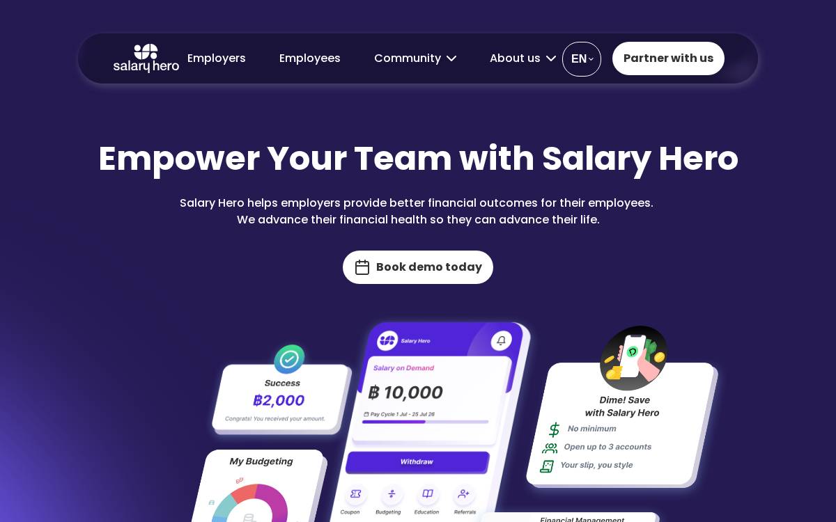 Salary Hero website preview