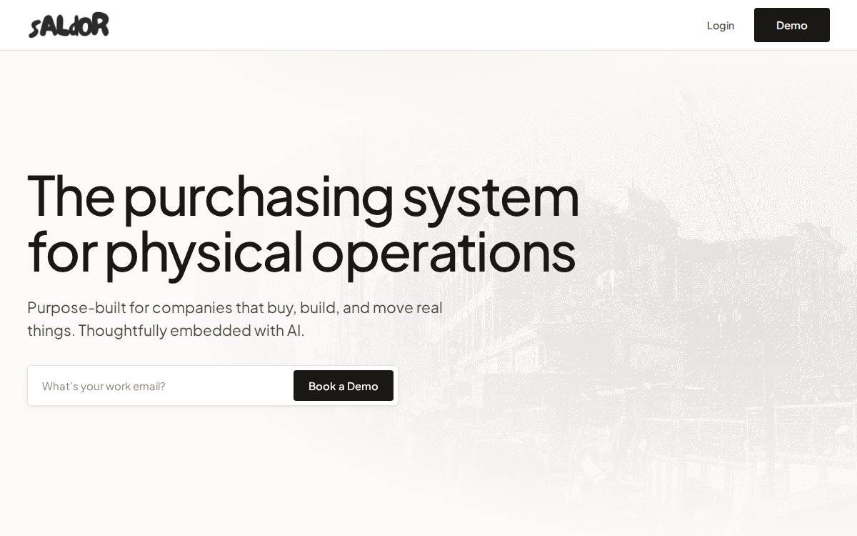 Saldor website preview