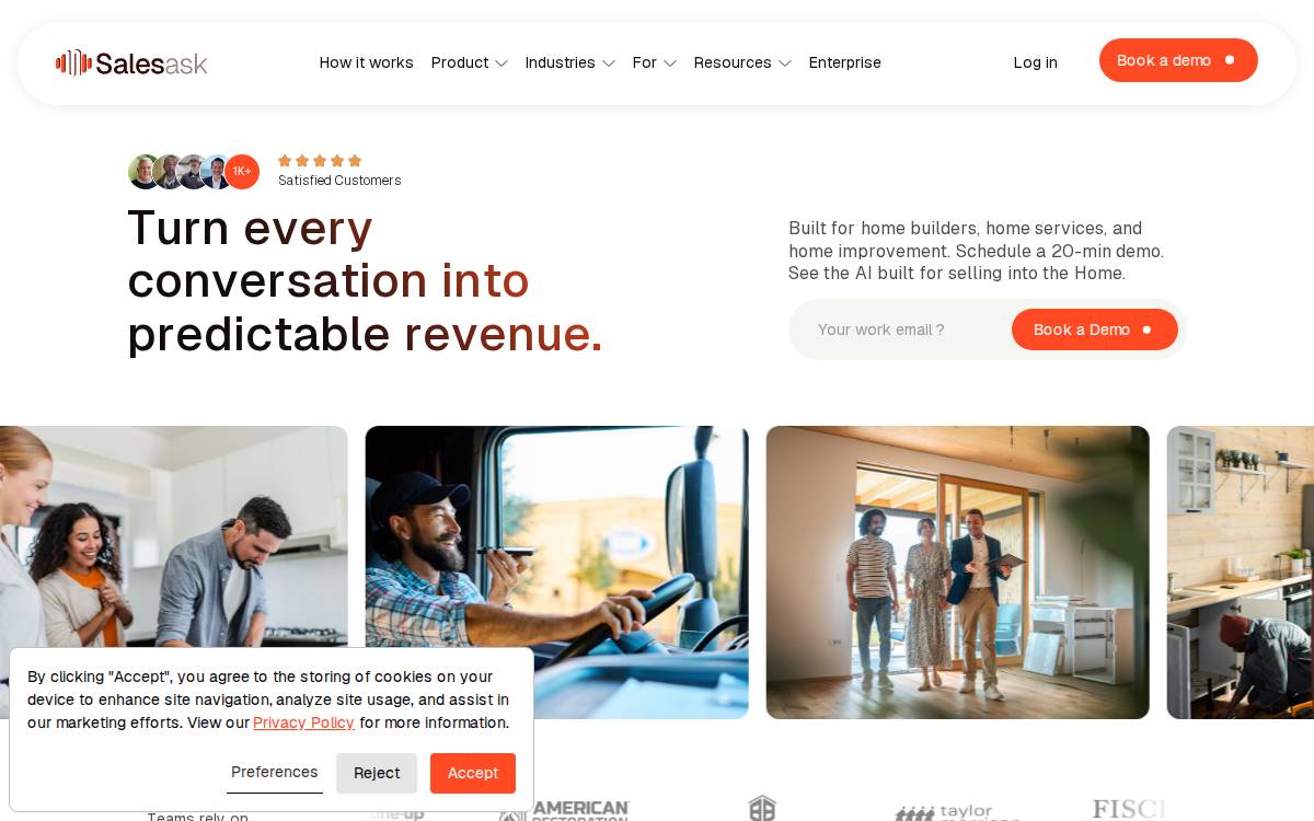 Salesask website preview