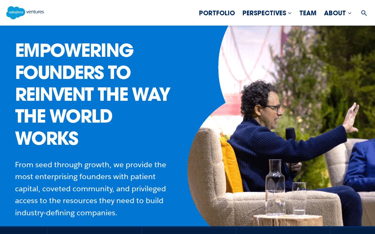 Salesforceventures website preview