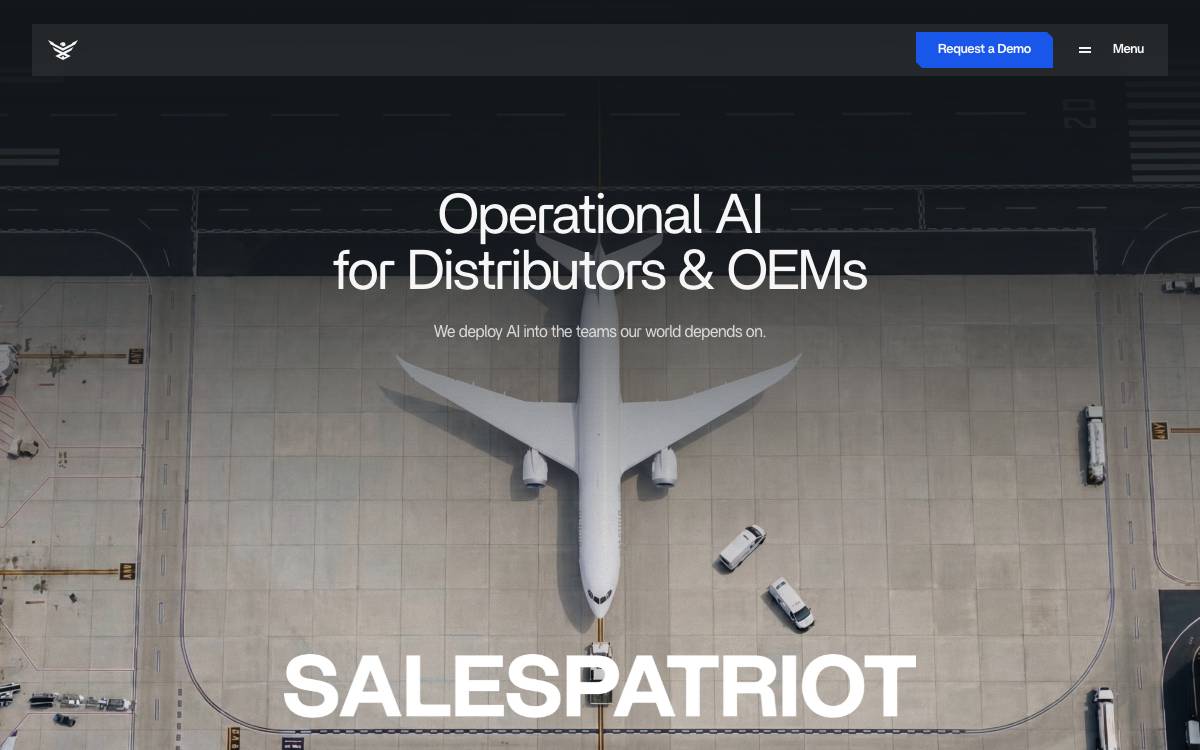 SalesPatriot website preview