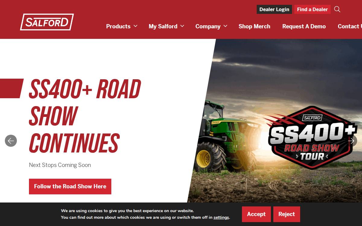 Salford Group Inc. website preview