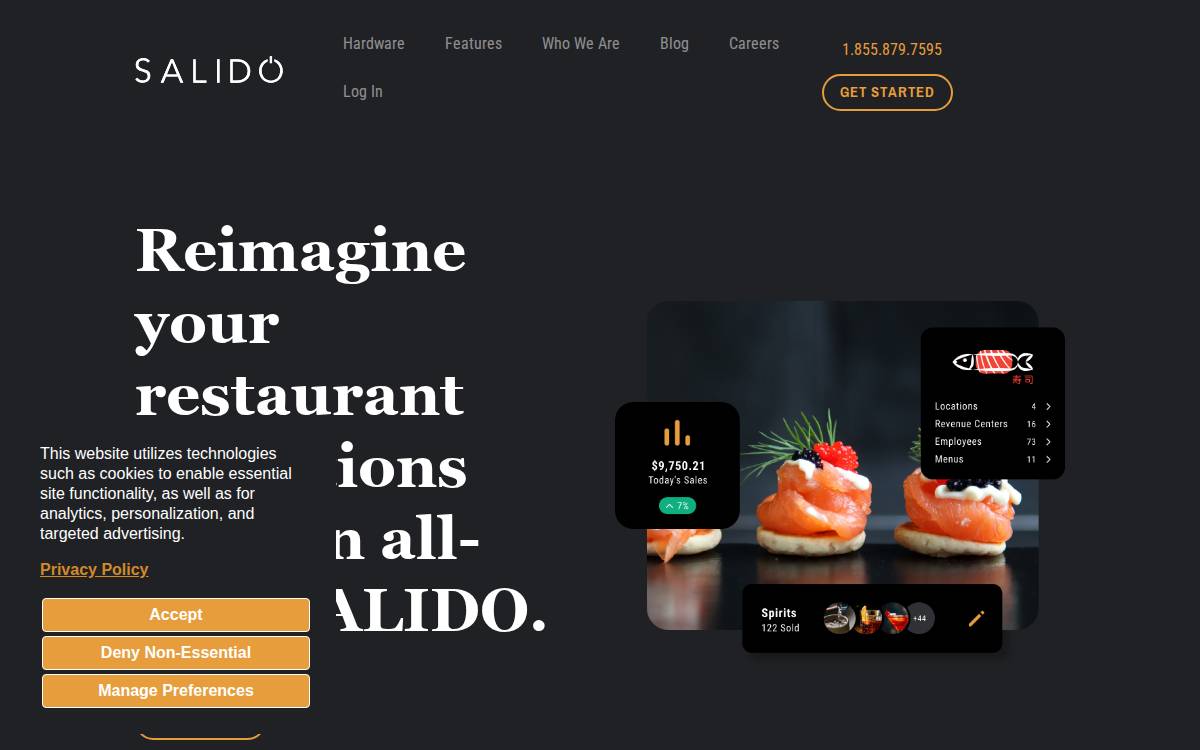 SALIDO website preview