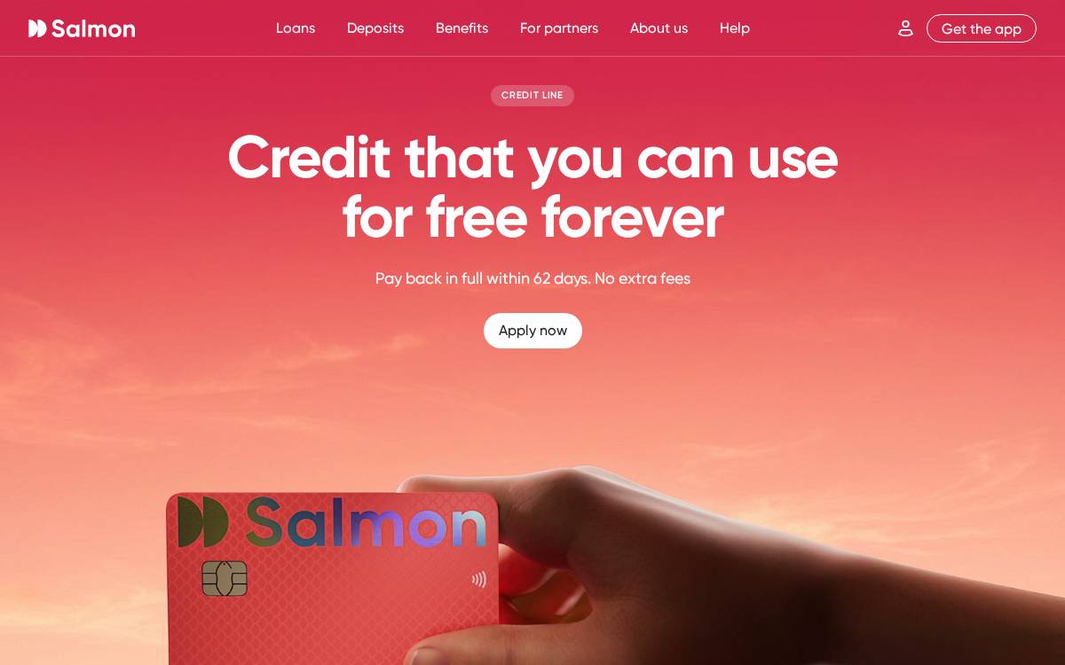 Salmon website preview