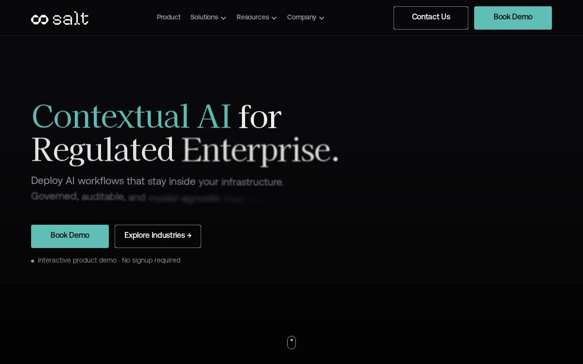Salt AI website preview
