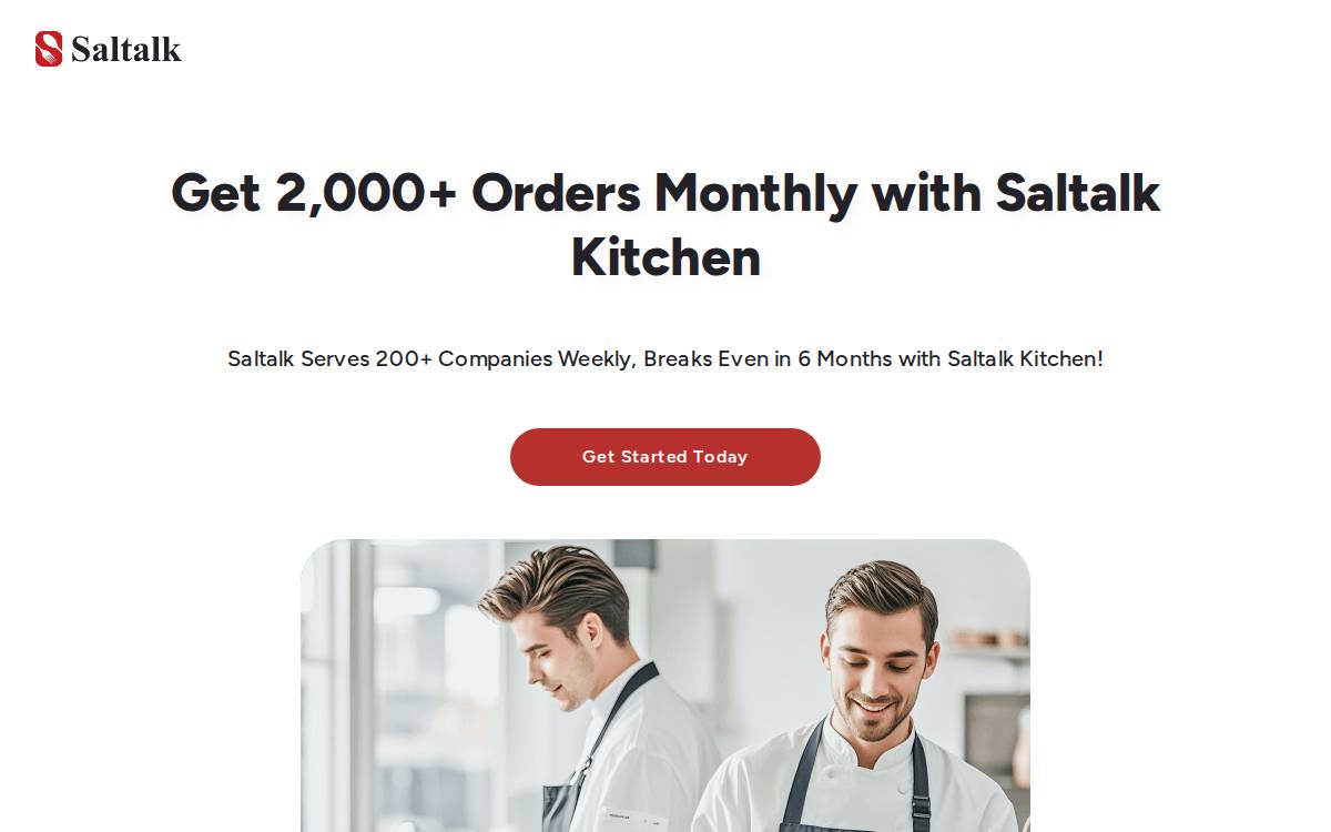 Saltalk website preview