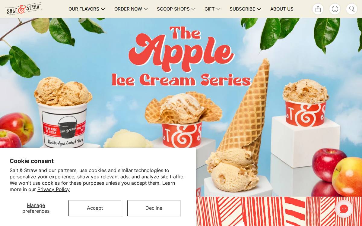 Salt And Straw website preview