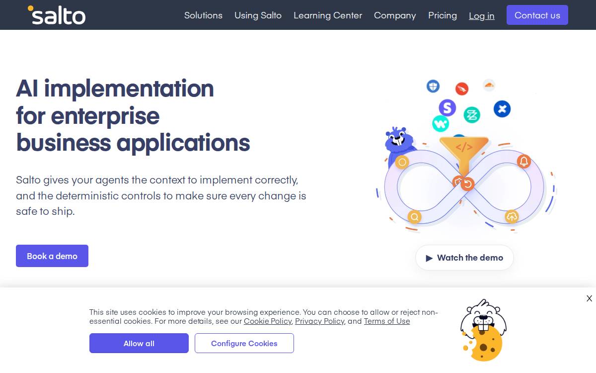 Salto website preview