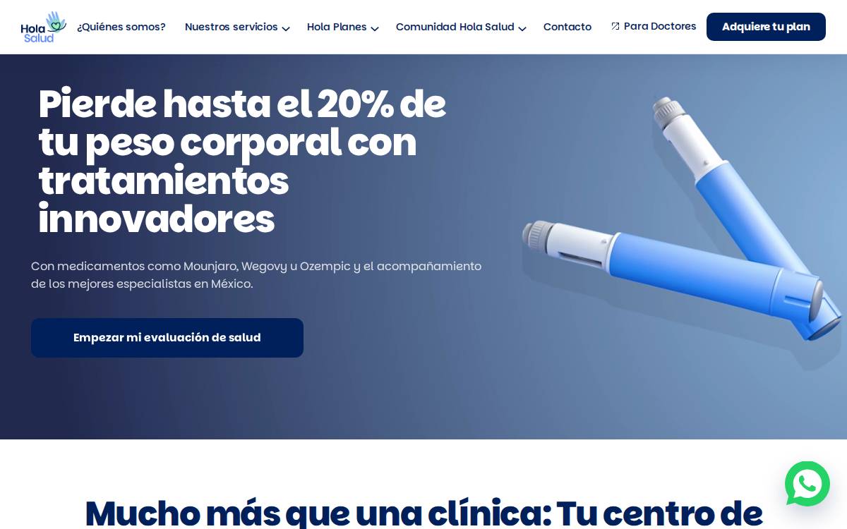 SaludNow website preview