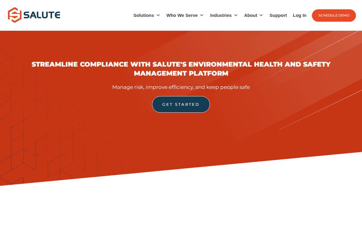 Salutesafety website preview