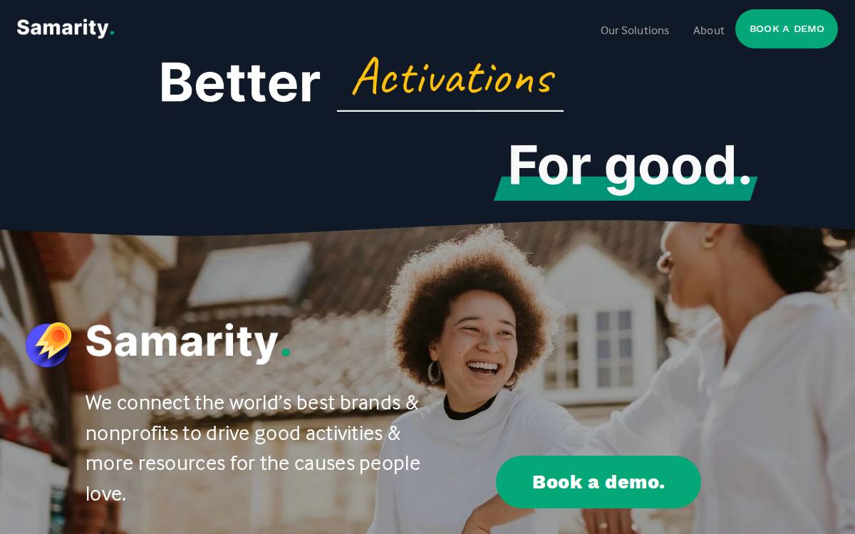 Samarity website preview