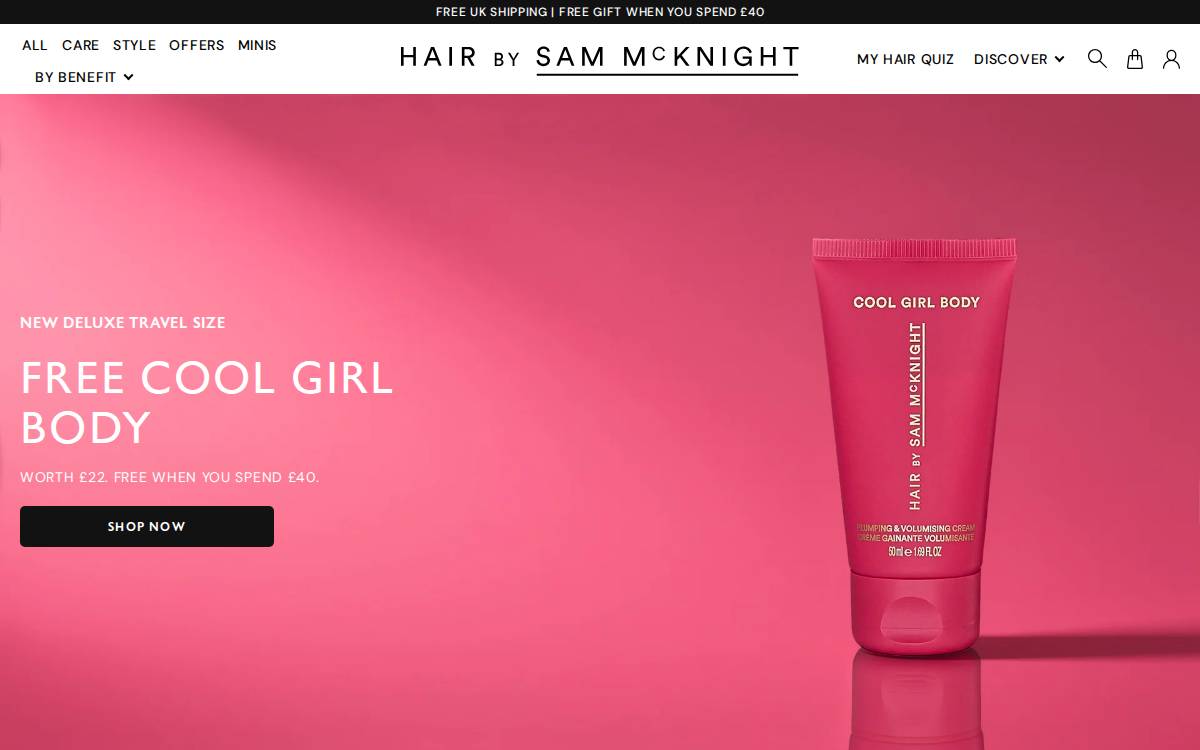 Sammcknight website preview