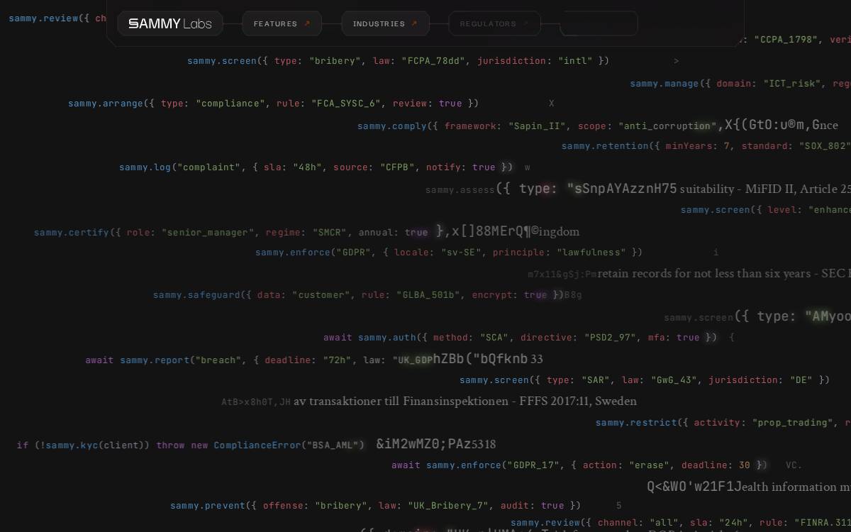 SAMMY Labs website preview