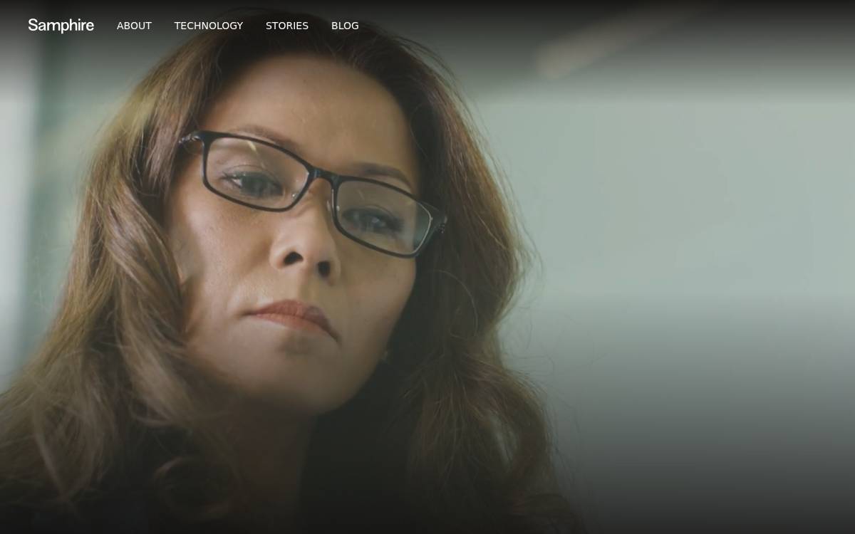 Samphire Neuroscience website preview