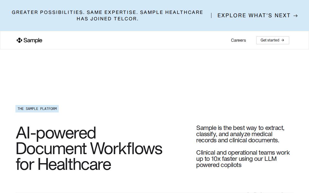Sample website preview