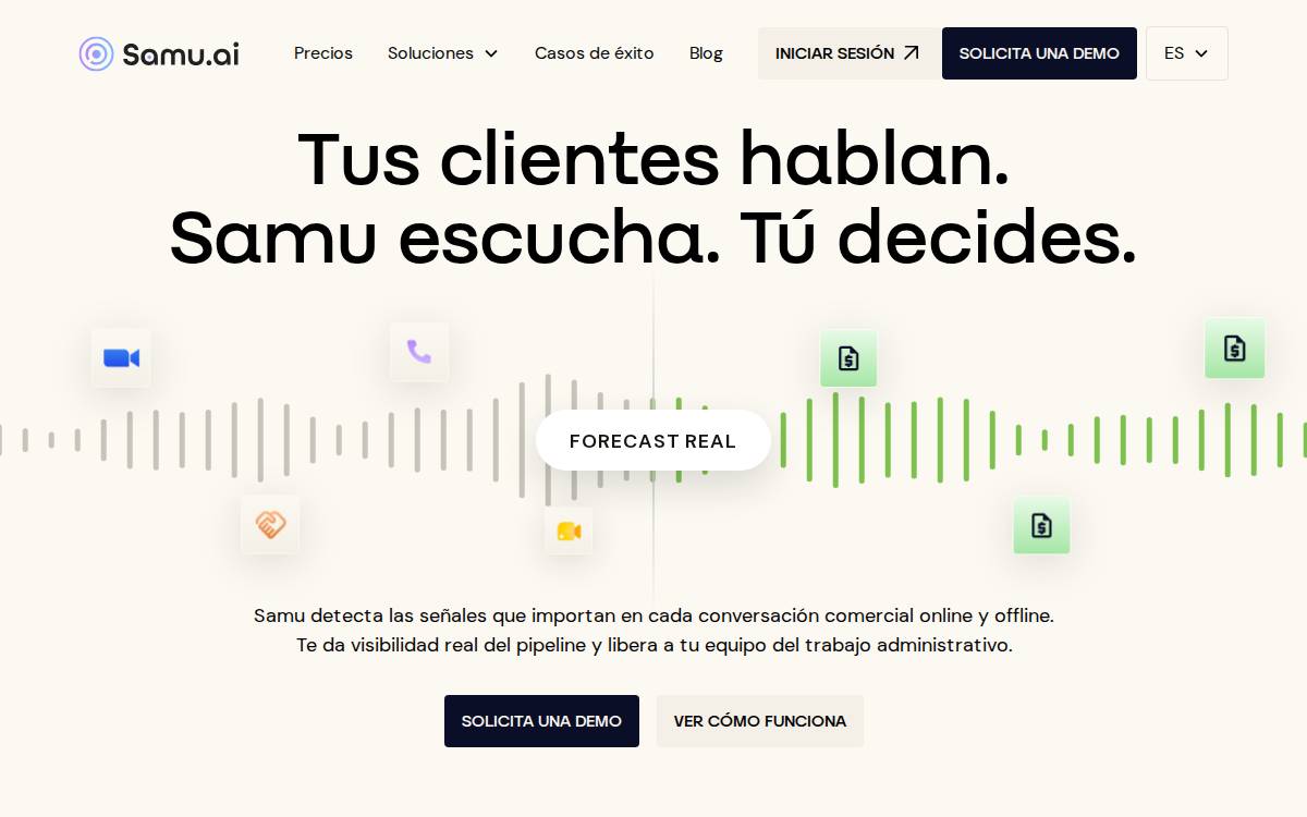 Samu website preview