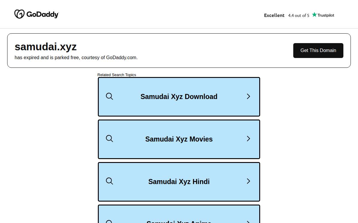Samudai website preview