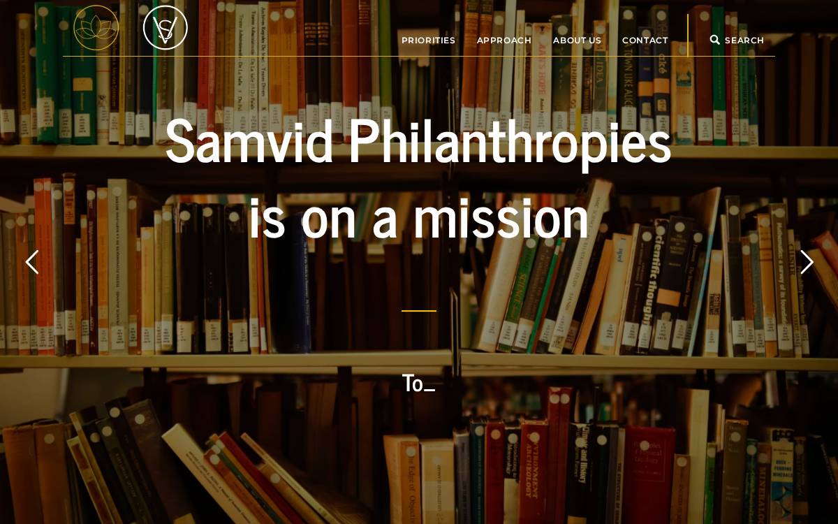 Samvidphil website preview