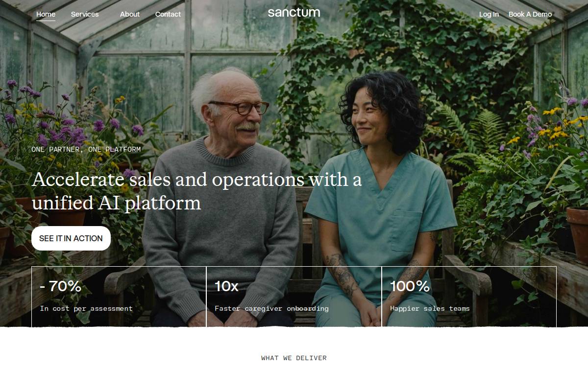 Sanctum website preview