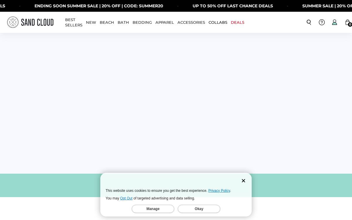 Sand Cloud website preview