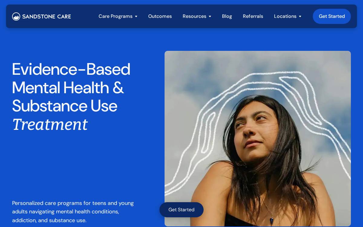 Sandstone Care website preview